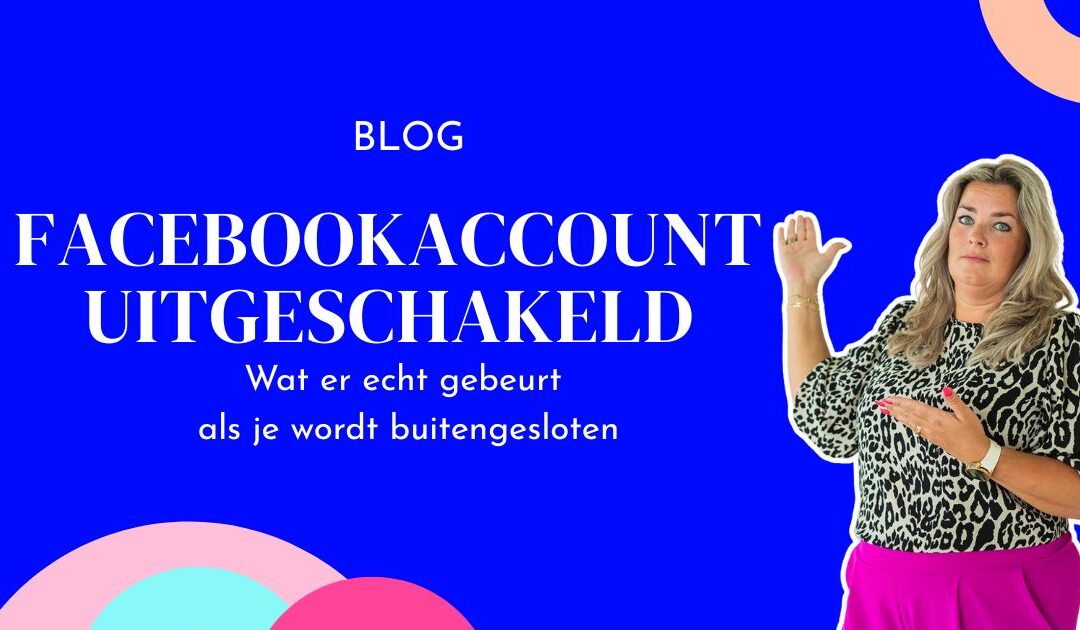 Facebook account uitgeschakeld