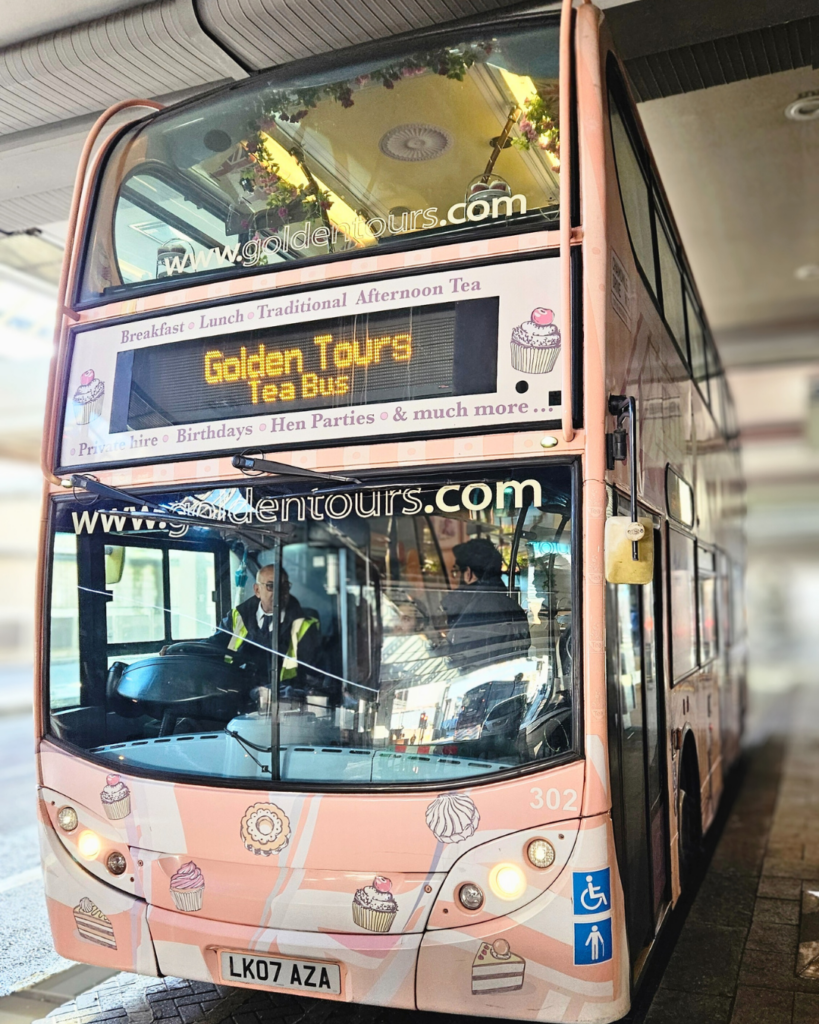 english high tea bus